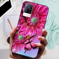 Skirta Vivo V21 5G dėklas V21e dangtelis Vilkas Katė Gyvūnai Silikoniniai Minkšti Galiniai Dėklai Skirta Vivo V21 4G 5G V2050 Telefonui Dėklas VIVOV21e Fundas for Vivo V21e pink