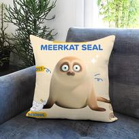 mielas SEALOOK pagalvės užvalkalas Patogus dvipusis pagalvės užvalkalas Idealiai tinka automobiliui, sofai, miegamajam ir kt. 12x12Inch gray