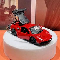 Automobilio raktų pakabukas Kūrybinis modeliavimas Mini sportinis automobilio raktų pakabukas Raktų pakabukas Kūrybiniai papuošalai Animaciniai filmukai mokyklinio krepšio automobilio pakabukas red