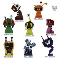 Sprunki statybinių kaladėlių rinkinys Oren,Raddy,Clukr,Fun Bot,Vineria,Gray,Brud,Garnold OWAKCX,Sky,Mr. Saulės modelio žaislai Vaikų dovanos black