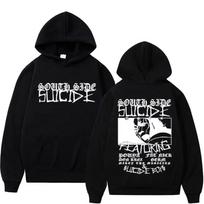 Suicideboys Hoodies vyrams moterims apranga mada hip hopo megztiniai su gobtuvu vintažiniai Harajuku gatvės stiliaus 2XL gray
