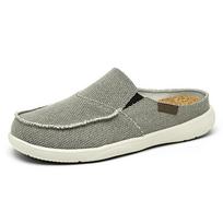 Vyriškos pusbasės šlepetės, basutės, drobės batai, naminiai, lauko, įslystami, vasariniai, kvėpuojantys, lengvi, Dropshipping 43 žalia