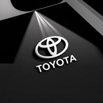 Toyota HD automobilio durų pasveikinimo šviesos LED projektoriaus lempos priedai Toyota Corolla Yaris Aygo Prius Camry Auris Avensis 4Runner