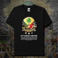Turkija Osmanų imperija Marškinėliai Medvilniniai Apvalia Kaklo Iškirpte Trumpomis Rankovėmis Vyriški Marškinėliai Naujas Dydis S3XL M black