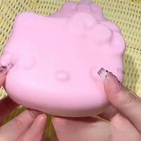 Hello Kitty minkštas žaislas Mielas KT suspaudžiamas kamuoliukas Fidget žaislas Minkštas atpalaiduojantis suspaudžiamas kamuoliukas Atpalaiduojanti dovana Party Favor dovana žaislas pink