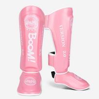 Muay Thai blauzdų apsaugos Storio kojų apsaugos Sanda Taekwondo Bokso čiurnos atrama Kovos sporto įranga S pink