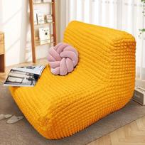 Šiaurietiško stiliaus Tatami viengubo sofos užvalkalas, reclinerio apsauga nuo dulkių, Seersucker pilnai apimantis universalus gulto, denio kėdės užvalkalas namams 1pc 90-110cm beige