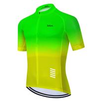 2026 m. Naujas Vasaros Dviračių Uniformos Rinkinys Vyrams Greitai Džiūstanti Dviračių Sporto Marškinėlių Rinkinys MTB Apranga Dviračių Marškinėliai Važiavimo Dviračiu Apranga S green