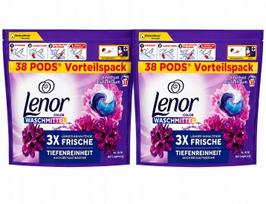 Skalbimo kapsulės Lenor 3in1 Color Blütentraum, 76 vnt.