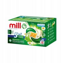 Skalbimo kapsulės su minkštiklio perlais MILL UNIVERSAL, 15 vnt., 5KWB.K