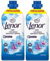 Skalbinių minkštiklis Lenor Spring Aprilfrisch, 2 x 1,23 l (2,46 l)