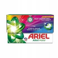 Skalbimo kapsulės ARIEL COLOR, 19 vnt.