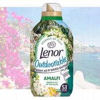 Skalbinių minkštiklis Lenor Amalfi citrinų ir pakalnučių kvapo, 742 ml, 53 skalbiniams