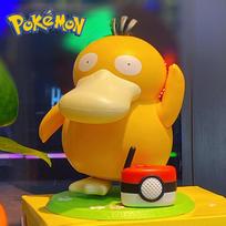 Pokemon Psyduck Šokantis Sūpuojamas Skambantis Modelis Lėlė Anime Veiksmo Figūrėlė Pasidaryk Pats Nešiojamas Bagažas Muzikinė Dėžutė Žaislai Sukurti Vaikams Dovana with box beige