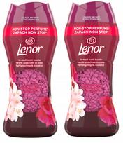 Skalbimo kvapiosios granulės LENOR Ruby Jasmin Rose, 2 x 195 g