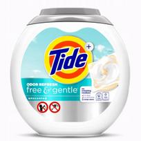 Skalbimo kapsulės Tide Odor Refresh Free & Gentle, 25 vnt.
