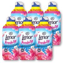 Skalbinių minkštiklis Lenor Fresh Air Pink Blossom, 6 x 1,204 L