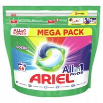 Skalbimo kapsulės ARIEL All in 1 Color, 66 vnt.