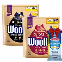 Skalbimo kapsulės Woolite Colour Black, 33 vnt. x2, su dovana