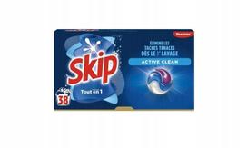 Skalbimo kapsulės SKIP All-in-1 Active Clean, 38 vnt.