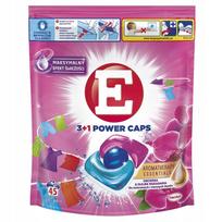 Skalbimo kapsulės E 3+1 POWER spalvotiems drabužiams, 45 vnt.
