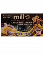 Skalbimo kapsulės Mill DUBAI, 24 vnt. + 5in1 minkštiklio perlai