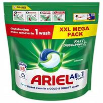 Skalbimo kapsulės ARIEL Allin1 Universal, 51 vnt., XXL pakuotė