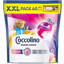 Skalbimo kapsulės Coccolino XXL 3in1 spalvotiems audiniams, 60 skalbimų