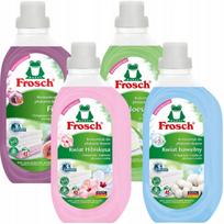 Skalbinių minkštiklis Frosch, 4 x 900 ml, įvairūs kvapai, ekologiškas koncentratas