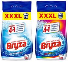 Skalbimo milteliai BRYZA 4in1, spalvotiems ir baltiems drabužiams, 2 x 8,45 kg, 260 skalbimų