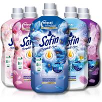 Skalbinių minkštiklis SOFIN, spalvų apsauga, rinkinys, 1,8 l x5 (450 skalbimų)