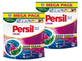 Skalbimo kapsulės Persil Discs 4in1 Color, 2 x 60 vnt.