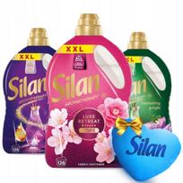 Audinių skalavimo skystis Silan Aromatherapy, 2,77 l, 3 vnt. + dovana