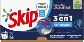 Skalbimo kapsulės Skip Active Clean 3in1, 26 vnt.