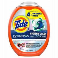 Skalbimo kapsulės TIDE Hygienic Clean, 45 vnt., universalios