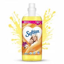 Skalbinių minkštiklis Softlan Ultra, vanilės ir orchidėjų kvapo, 1 l, geltonas