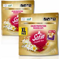 Skalbimo kapsulės spalvotiems drabužiams Sofin Color, 66 skalbimai