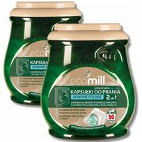 Skalbimo kapsulės ECOMILL Universal Hemp, 100 vnt.