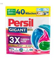 Skalbimo kapsulės Persil Giant Color Discs, 40 vnt.