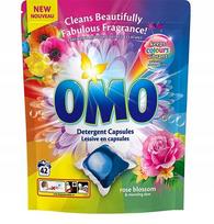 Skalbimo kapsulės OMO Color, Rose Blossom & Morning Dew, 42 vnt.