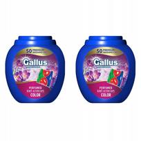 Skalbimo kapsulės spalvotiems drabužiams Gallus 4in1, 2 x 50 vnt., 900 g