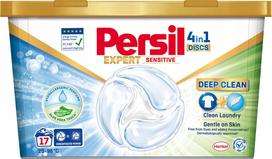 Skalbimo kapsulės PERSIL Discs Expert Sensitive, 17 vnt.