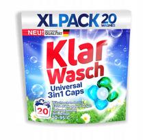 Skalbimo kapsulės KLAR WASCH Universal, 3 viename, 20 vnt.
