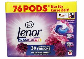 Skalbimo kapsulės spalvotiems drabužiams LENOR Amethyst Blütentraum, 76 vnt.