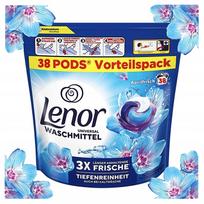 Skalbimo kapsulės LENOR All-in-1 Aprilfrisch, universalios, 38 vnt.
