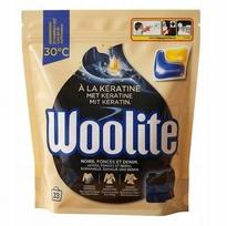 Skalbimo kapsulės Woolite Keratin juodiems audiniams, 33 vnt.