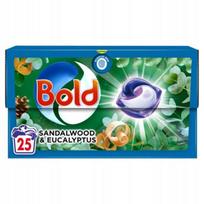 Skalbimo kapsulės BOLD su LENOR, sandalmedžių ir eukaliptų kvapo, 25 vnt.