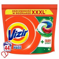 Skalbimo kapsulės VIZIR Platinium su FAIRY efektu, 44 vnt.
