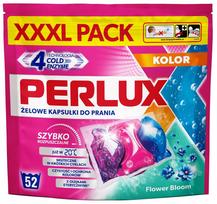 Skalbimo gelio kapsulės PERLUX Colour 3in1, 52 vnt.