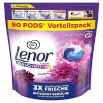Skalbimo kapsulės Lenor All-in1 Colour Amethyst, 50 vnt., vokiškos